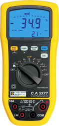 Chauvin Arnoux C.A 5277 Multimetr cyfrowy IP54 CAT III 1000 V, CAT IV 600 V Wyświetlane liczby: 6000