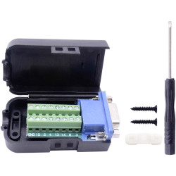 TruComponents 150651 D-SUB receptacle set Pins: 15 Screws