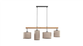 Lampa Sufitowa Plafon Cami Kolor Złoty/Biały Tworzywo, Led 3085 Lm 4000K Ip20...