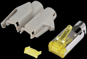 H7642.12 Hirose RJ45 connector Cat-6a, TM31, grey