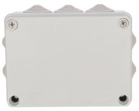 Puszka n/t hermetyczna 150x110x70 10 dławików IP65 szara S-BOX 306