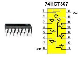 Układ cyfrowy 74HCT367