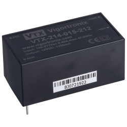 Vigortronix VTX-214-015-212 15W 90-305V Input AC-DC Converter 12V