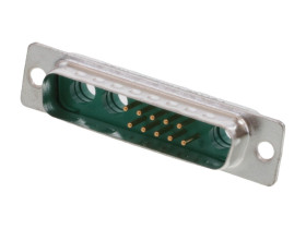 Złącze D-Sub 13-pinowe Męski Proste Montaż na panelu raster 2.84mm