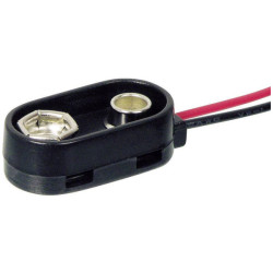Beltrona 9V-I-Clip-S Battery Clip 1x 9V PP3 26x13x8mm Splash-Proof