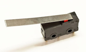 Przełącznik krańcowy z dźwignią 38mm, styk NO-NC wspólny pin