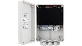 Switch 6-Portowy Sg64h Z Zasilaczem Do 4 Kamer Ip W Obudowie Hermetycznej