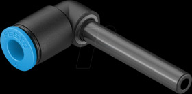 153066 Connector, L-shaped, diameter 6 mm <> diameter 6 mm