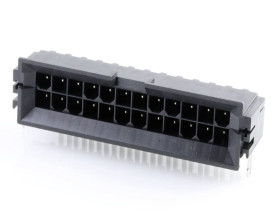 Molex Obudowa złącza pin męskiego na PCB Ilość pinów 24 438100099 1 szt. paleta