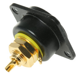Gniazdo RCA Montaż na panelu Żeński, styki pozłacane 16A Neutrik