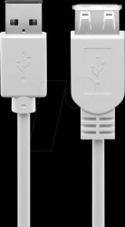 96197 USB 2.0 Hi-Speed extension cable 0.6 m white