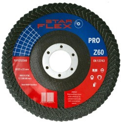 Tarcza listkowa pachwinowa Star Flex 125-22 gran 60 TLP1252260