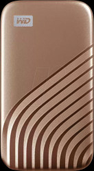 WDBAGF0010BGD-WESN WD My Passport SSD, Gold, 1 TB, USB-C 3.1