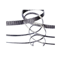 Kanał średnica 20mm materiał Miedź powlekana cyną Osłona pleciona kolor Metaliczny