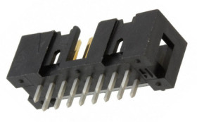 Listwa stykowa PCB 16-pinowe AMP-LATCH raster: 2.54 mm Prosty 2-rzędowe TE Connectivity Otwór przelotowy250 V W osłonie
