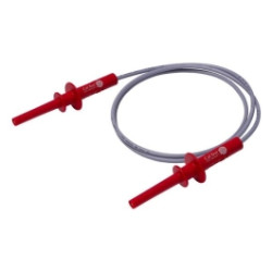 4mm Long-Reach Sheathed Banana Plug Test Lead - 150cm (Red)