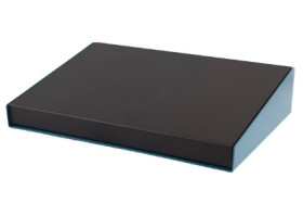 Obudowa aluminiowa Aluminium szerokość zew. 89 mm długość zew. 287 mm wys. zew. 432 mm Hammond IP31 Niebieski