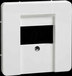 503604 Central plate for TAE socket, 3-gang, RENOVATION, pure white