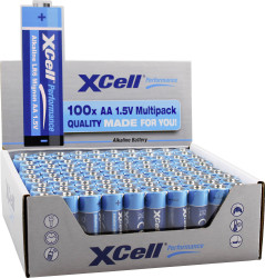 Baterie AA XCell 146495, 1.5 V, alkaliczno-manganowe, 100 szt.