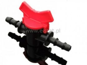 Zawór wciskany 10 mm - dwukierunkowy z regulacją