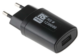 Adapter AC/DC Uwy 5V dc Iwy 1A USB typ A 5W typ wtyczki: Typ C