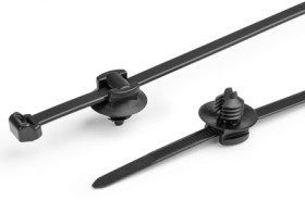 Cable tie, PA, (L x W) 200 x 4.6 mm, bundle-Ø 1 to 46 mm, black, -40 to 105 °C, 156-05902