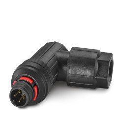 Przemysłowe złącze okrągłe 4-pinowe M12 Kabel Wtyk Phoenix Contact Męski IP65, IP67 SACC