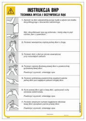 ZNAK - IAA21 Instrukcja BHP przy obsłudze gaśnicy śniegowej z zaworem szybkootwieralnym 24,5 x 35 cm PN - Płyta 1mm