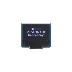 Wyświetlacz OLED 0.49" 64×32 – I2C Czarne Tło Białe Pixele
