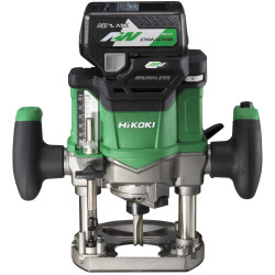 HiKOKI M3612DAJPZ M3612DA/JPZ 1/4 &amp; 1/2in Multi-Volt Router 36V 1 x 2.5Ah Li-ion