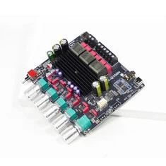 Sinilink XY-Q100H 2.1 Kanałowy Bluetooth Wzmacniacz Audio Moduł TPA3116 Subwoofer 50W2 100W APTXs AUX USB Karta Dźwiękowa Kompak