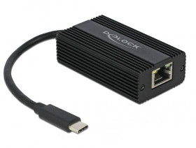 Delock USB 2.0 adapter [1x Złącze USB-C® 3.1 - 1x złącze żeńskie RJ45] 65990 0.135 m