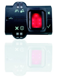 Przełącznik piórkowy biometryczny XB5S O 22mm, 2 poz. -stab., konektor M12 XB5S1B2M12