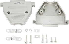 Osłona tylna D-Sub 37 -pinowe Termoplastyczny Proste Amphenol Communications Solutions C