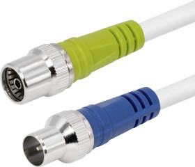 kabel LAN Maxtrack FK-IECS2,0L, 1 szt., RJ45, 2 m, biały