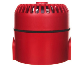 Sygnalizator akustyczny ROLP 9-28VDC 10dB czerwony głęboki 32 tony CNBOP ROLP/SV/R/D 540503FULL-0403X