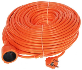 Przedłużacz ogrodowy z/u PS-3X1.5-50M/ORANGE 50m
