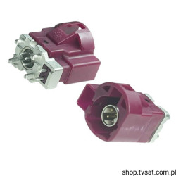 HSDNDSPPCB15A Plug to PCB 6 Pin Claret THT AMPHENOL