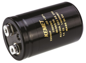 Kondensator 2200μF 250V dcmontażśrubowy KEMET 51 (Dia.) x 82mm