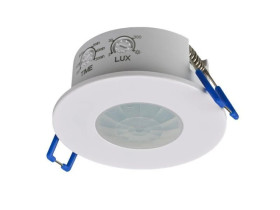 Czujnik ruchu PIR, 360, 1200W, okrągły, podtynkowy