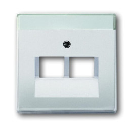 Płytka czołowa, RJ45, Biały