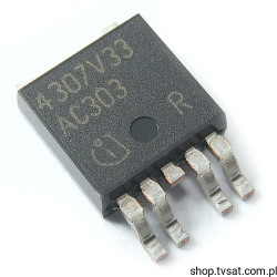 TLE4307D-V33 LDO 3.3V 0.8A SMD-DPAK-5 INFINEON