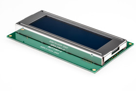 Wyświetlacz monochromatyczny LCD, , Alfanumeryczny, podświetlanie LED, Displaytech