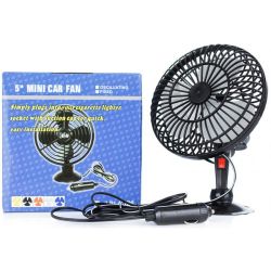 Wentylator - wiatrak samochodowy 12V 5"