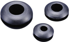 TRU COMPONENTS TC-10820552 Przepust kablowy TC-GMR0603203, (Ø x W) 8.5 mm x 4.7 mm, PCW, 100 szt.