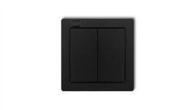 Deco Nadajnik 2-Klawiszowy 4-Kanałowy Do Systemu Exta Free Czarny Mat 12Def-2