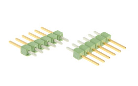 Złącze szpilkowe 6-pinowe AMPMODU MOD II raster: 2.54 mm Prosty 1-rzędowe TE Connectivity Otwór przelotowy750 V Bez