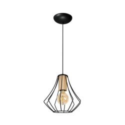 Lampa wisząca will black 1xE27 MLP4188