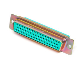 Złącze D-Sub 50-pinowe Gniazdo Proste Montaż na panelu raster 2.77mm