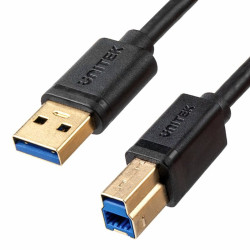 Kabel USB3.0 Wt.A/Wt.B 2m UNITEK Do drukarki
